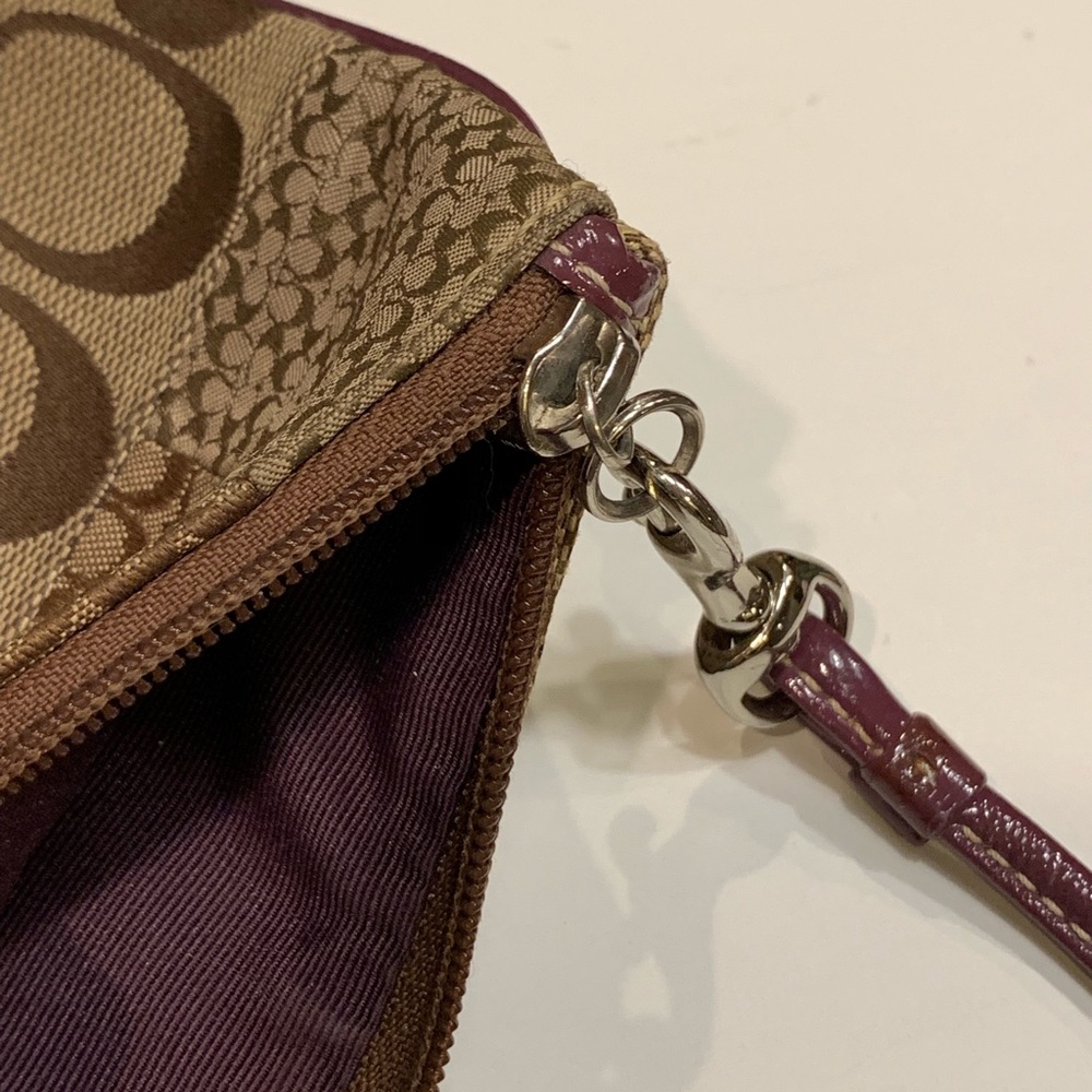 Coach Multi-Pattern Monogram Wristlet - image 5